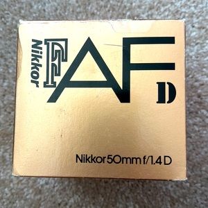 Nokkor lens 50mm f1•4D